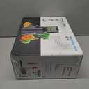 EanOruus Cold Press Juicer, 5.8" Wide Feed Chute Juice Extractor Machine with 400W, High Juice Yield, Slow Masticating Juicer for Whole Vegetables & Fruits, Black Gray