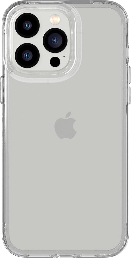 tech21 iPhone 14 Pro Evo Clear  Scratch-Resistant, Shock-Absorbing Clear Phone Case with 12ft Multi-Drop Protection