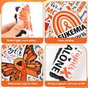 Fabbay 25 Pcs Orange Cancer Awareness Orange Ribbon Magnets Leukemia Awareness Lymphoma Cancer Car Magnets Magnetic Stickers and Decals for Refrigerator Event Supplies Fridge Party Decoration