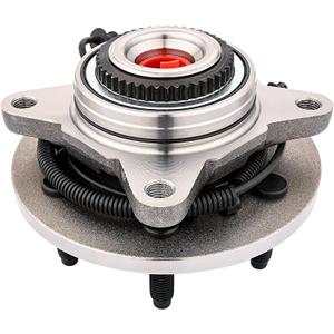JLEO 4WD Front Wheel Hub Bearing Assembly Replacement for 2005-2008 Ford F150,2006-2008 Lincoln Mark LT 6 Lugs W/ABS 515079 (1)