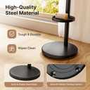 Height Adjustable Rolling TV Stand for 13-43 Inch TV up to 33 Pounds, Portrait to Landscape, Mobile TV Cart with Adjustable Storage Box and Shelf Max VESA 200x200mm