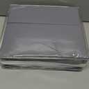 Mueller Ultratemp Full Size Bed Sheets Set, Super Soft 1800, 6 Piece Set, Deep Pocket up to 16", Transfers Heat, Breathes Better, Hypoallergenic, Wrinkle, Light Grey