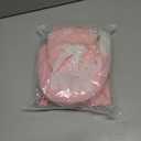 Christmas Reindeer Antlers Headband,Tail,Paws,Face Stickers, Halloween Festival Parties Dress up (Bunny White)