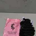 Boho Hair for Braiding 150g 6 Bundles/Pack 20 Inch Human Braiding Hair for Boho Braids Curly Deep Wave Bulk Human Hair Bundles 12A Wet and Wavy Braiding Hair Natural Color