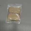 2Pairs Silicone Heel Lifts, 1/2 Inch Heel Inserts for Women, Discrepancy Gel Half Foot Insoles for Women and Men(Beige)