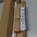 Curtain Rods No Drilling for Windows 32 to 45 Inch:No Drill Small White Curtain Rod with Adhesive Brackets for Bedroom,5/8" Apartment Renter Friendly Adjustable Drapery Rods Easy Install