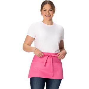 Chef Works Unisex Waitress Apron (Hot Pink)