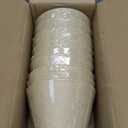 Set of 10 Small Lamp Shade Chandelier Shades Burlap Clip on Lamp Shade 3" x 6" x 5" Rustic Barrel Fabric Lampshade Cover for Table Chandelier Wall Lamp (Beige)