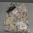 Womens Wrap V Neck Short Sleeve Dress 2025 Summer Floral Boho Dress Ruffle A Line Flowy High Low Midi Dresses (M)