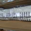 LazBlinds No Drill Roman Shades for Windows, Cordless Light Filtering Window Shades with UV Protection, Polyester Fabric for Bedroom & Living Room, 35" W x 64" H, Off White