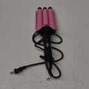 Coidak 3 Barrel Curling Iron, Waver Iron Adjustable 25mm Hair for Long or Short Heat Up Quickly Last Wand Women (Pink)