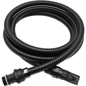 13FT x 1" Suction Hose Kit with Check Valve, for Well Pump Water Intake Easy to Install for Quickly Water Sucking from Garden Pond Canal Reservoir, Corrugated Pipe 13FT Long with 1Female Inlet