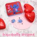 2 x Lilo and Stitch Valentine's Lollipops, Individually Wrapped Strawberry Suckers, Vday Candy Gift Set, 1.41 Ounces (EXP 07/27/27)