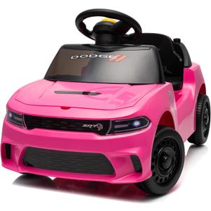 Licensed Dodge Electric Ride on Car for Toddlers Aged 1-3 w/Music & Horn, 30.7116.5417.32 inchs