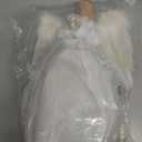 Kurt Adler 10-Light 9-Inch White Angel Treetop
