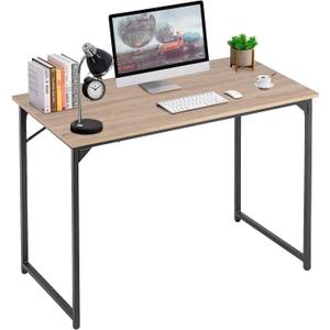 PayLessHere 32/39/47 inch Computer Desk Study Writing Table, Adjustable feet, Modern Furniture for Home Office (1, Nature, 39 inch)