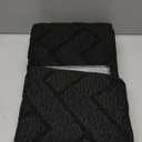 hicorfe Kitchen Runner Rug and Mats Sets,2 Pieces Super Absorbent Polypropylene Non-Slip Rug,Soft Comfort Floor Mat,Washable for Kitchen,Hallway,Office,Sink,Laundry(20" x 32"+20" x 59",Black)