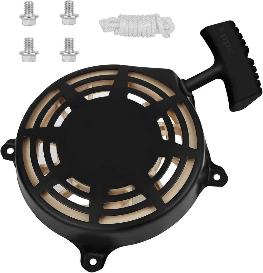 SOFO 497680 Rewind Starter Pull Start Assembly Compatible with Briggs & Stratton 497830 498144 Lawn Mower Pull Cord for 6.75 Motor Craftsman for Troy bilt Tb210 TB230 for Craftsman 917.388861 Model
