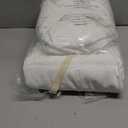 Shilucheng 100% French Linen Sheets - Queen Size Bed Sheets, Breathable & Cooling Pure Linen Sheets,Soft Durable and Tear Resistant -16 Inch Deep Pocket - 4Pcs (White, Queen)