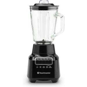 Toastmaster 400 Watt Blender with 48 oz Glass Jar, Black, TM-400BL