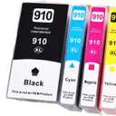 4Pack Ink Cartridge Compatible with OfficeJet 8010 8012 8014 8015 8018 Series