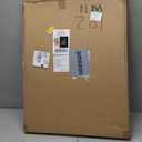 Black Felt Letter Board in Black Frame 24x30 Inch w/Gold Letters, Back to School Big Felt Board, Large Menu Board