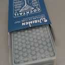 WIBIMEN Mini Ice Cube Trays, 0.55 Tiny Pebble Ice for Iced Coffee & Cocktails, Fast Chill, Easy Twist Release, Stackable with Lid & Storage Bin (4 Pack, Blue)