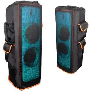 Compatible with JBL PartyBox 1000 Speaker Protective Cover, Double-Layer Shield, Scratch-Resistant, Dustproof Shell, Custom Fit Speaker Jacket, Breathable Mesh Sleeve with 4 Storage Pockets