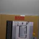 Amazon.com: LOAAO Black Metal Framed Bathroom Mirror for Wall, 22X30 Inch Rounded Rectangle Mirror, Matte Black Bathroom Vanity Mirror Farmhouse, Anti-Rust, Hangs Horizontally or Vertically : Home & Kitchen