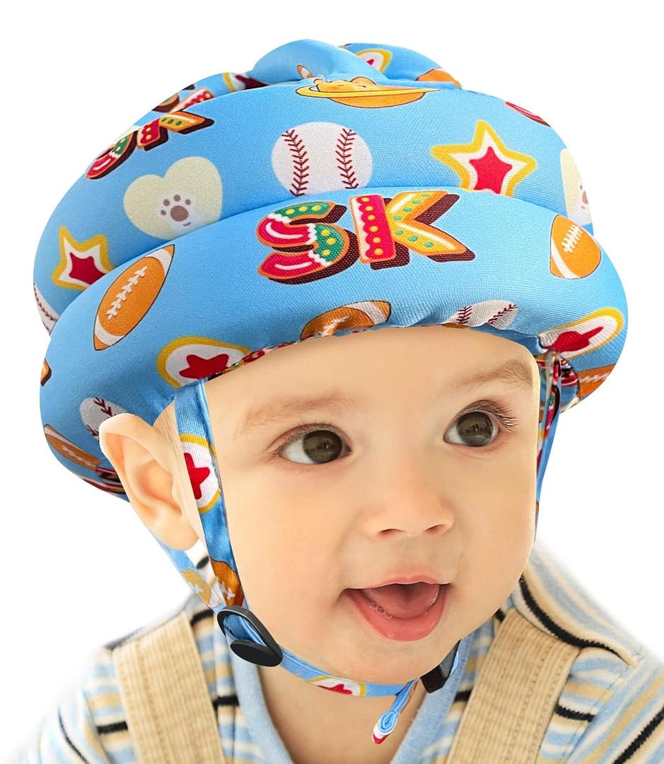 Simply Kids Baby Helmet for Crawling Walking I Baby Head Protector No Bumps and Soft Cushion Infant Baby Safety Headguard for Learning to Walk I Toddler Helmets 1-2 Years Old, 6-12 Months (Simply Kids World)