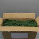 2PSC 9ft Artificial Christmas Garland with Lights, Real Touch Norfolk Pine Garland Green Christmas Garland for Mantle, Table, Fireplace, Indoor, Outdoor Christmas Decorations