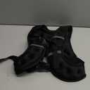 Weighted Vest, 6lb/8lb/10lb/12lb/16lb/20lb/25lb/30lb Weight Vest for Men Women, Body Weight Vests Adjustable with Reflective Stripe for Strength Training, Running, Workout, Jogging, Walking (Black)  -10LB