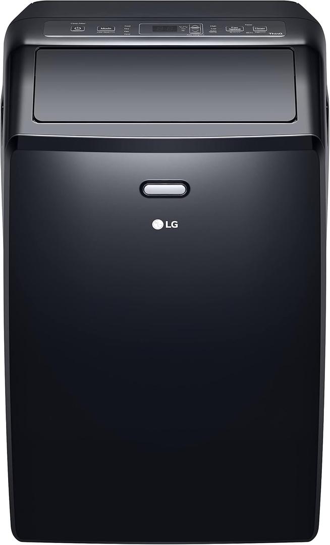 LG 10000 BTU (DOE) / (13500 ASHRAE) Portable Air Conditioners Cools 450 Sqft Easy Install & WiFi App Remote Eco-friendly, Quiet Medium & Large Room Air Conditioner AC Unit Home Black LP1023BSSM