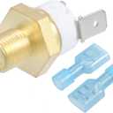 X AUTOHAUX Universal Automotive Radiator Engine Cooling Fan Temperature Thermo Sensor Switch 1/8'' NPT 185-200 Degrees on 164 Degrees Off