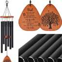 Memorial Sympathy Gifts for Loss of Dad, 32" Memorial Wind Chimes for Loss of Father Sympathy Gift, Bereavement Gifts for Loss of Father, Windchimes in Memory of Dad