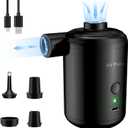Portable Air Pump for Inflatables-USB Rechargeable 3600mAh Battery Powered,Mini Inflator & Deflator for Pool Inflatable Camping Air Mattress