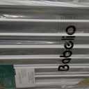 Babelio No Bottom Bar Baby/Dog Gate for Stairs, 28" H, 27.5-40.6" W, White