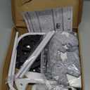 Cat Window Perch, Glow in The Dark Cordless Foldable Pet Hammock Bed for Window with Sturdy Metal Frame, Glowing Stars Pattern Resting Seat for Indoor Cats (Stars - M)