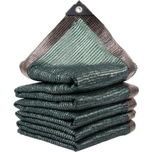 70% 20 X 30 FT Green Shade Cloth, Outdoor Woven Sun Shade with Grommets, Durable Breathable Netting Shading Antifreezing for Patio, Garden, DIY Home, Plants Cover, Greenhouse, Dog Kennel