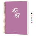 Monthly Planner 2025-2027, 2 Year Months Planner Calendar 2025-2027, July 2025 - June 2027, 7" x 10", 25-27 Monthly Calendar Planner, 24 Months, Perfect for School Office Home Planning - Purple