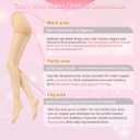 fukuske() Fukuske Manzoku Sheer Pantyhose for Women  Run-Resistant, Soft & Comfortable, Non-Control Top (Medium-Large, 1 Pair / Nude Beige)