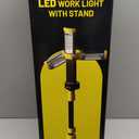 LHOTSE Rechargeable Camping Light with Stand, 83" Tall Portable 3000 Lumens Cordless Work Light with 3 LED Lamps Head & Detachable Tripod, 9AH Battery LED Work Light Dimmable with Travel Bag