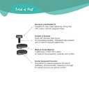 Keloid Compression Earring Clinically Designed Medical Pressure Helix Earlobe for Ear Keloid Removal, Post-Surgery Healing & Scar Wound Treatment