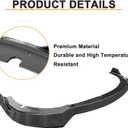 Glossy Black Front Lip Splitter for 2015-2023 Dodge Charger