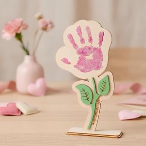 Custom Mothers Day Craft Gifts from Kids, Mothers Day Crafts for Kids Classroom, Wooden Flower Bouquet Craft, Personalized Mothers Day Gift for Mom, DIY Craft