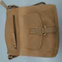 Oak Leathers Leather Crossbody Bag For Women With Adjustable Sling Strap - Medium Size Crossover Shoulder Handbag Purse (Cognac)