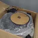 Diwhy Industrial Vintage Bar Stool, Kitchen Counter Height Adjustable Pipe Chair, Cast Iron Stool, Swivel Bar Stool with Backrest, Silver, Fully Welded Set of 2 Brown Upholstered