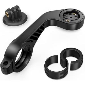 TUSITA Out Front Mount Compatible with Garmin Edge GPS Bike Computer, XOSS G/G+, iGPSPORT - Cycling Handlebar 25.4mm 31.8m