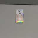 BTArtbox Press On Nails Almond - Short Gold Foil Press On Nails with Glue for Women, Semi-Transparent Soft Gel Glue On Nails in 16 Sizes - 32 Stick On Nails Kit, Gold End