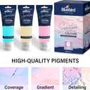 BLUEBIRD Signature Acrylic Paint Set, Pastel Colors, 6-Pack 2.5 Fl Oz each, Professional Acrylic Paints For Professionals, Adults, & Artists